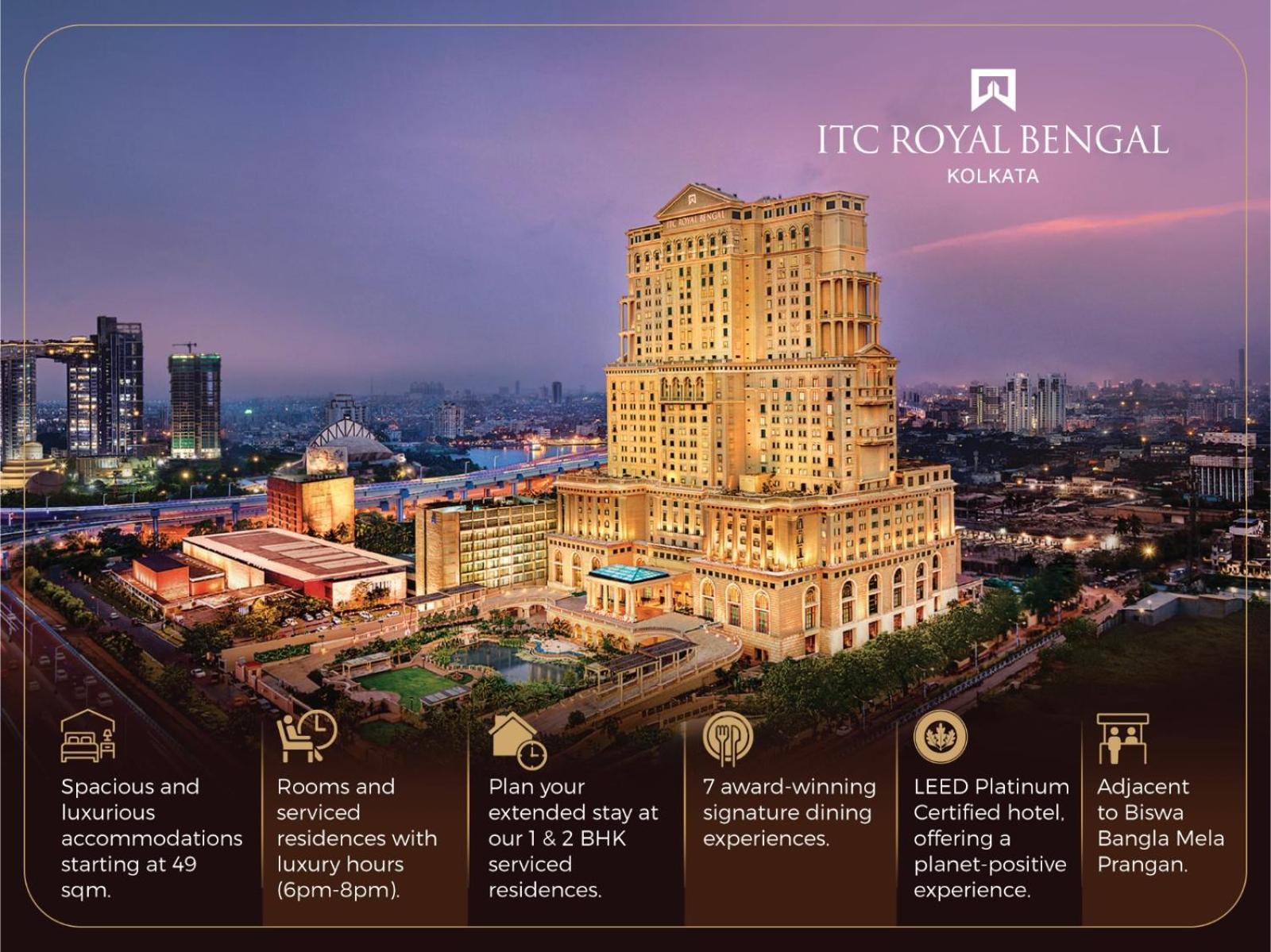 Itc Royal Bengal, A Luxury Collection Hotel, Kalkata Exteriér fotografie